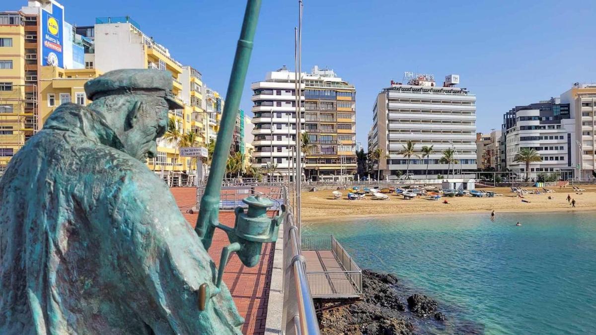 Apartamento Con Balcon En La Playa De Las Canteras Las Palmas de Gran Canaria Bagian luar foto
